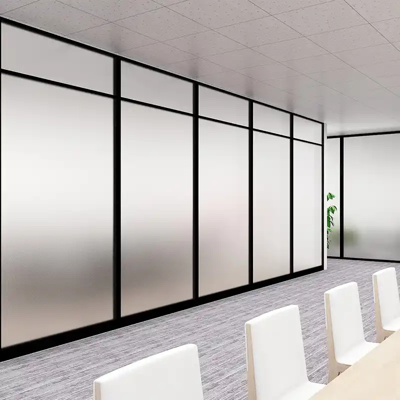 办公室玻璃磨砂膜怎么贴？